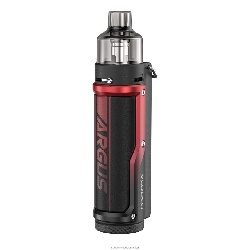 VOOPOO Costa Rica - VOOPOO ARGUS PRO kit de modificación de cápsulas 2X4JBN23 cuero litchi rojo