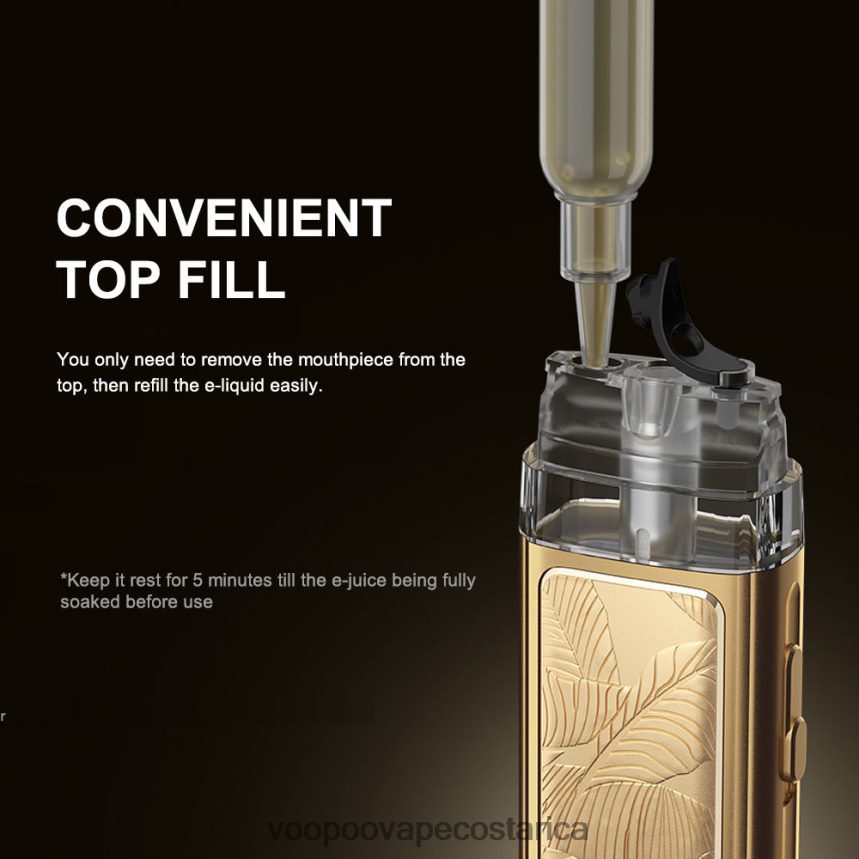 VOOPOO Costa Rica - VOOPOO VINCI POD edición real 2X4JBN343 hoja de oro