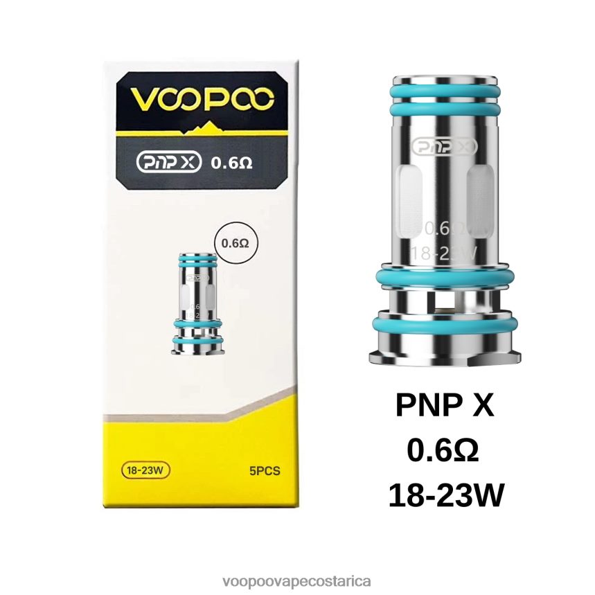 VOOPOO Drag Precio - VOOPOO PNP bobinas (5 piezas) 2X4JBN608 pnp x 06 ohmios