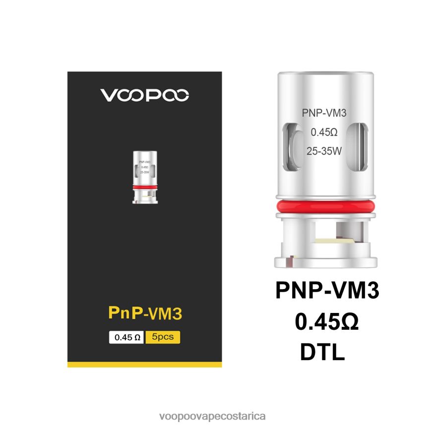 VOOPOO Precio - VOOPOO PNP bobinas (5 piezas) 2X4JBN597 pnp-vm3