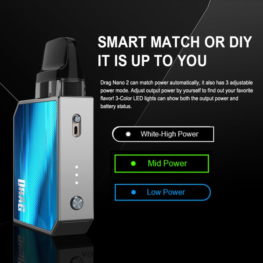 VOOPOO San José - VOOPOO DRAG NANO 2 kit de cápsulas 2X4JBN152 té verde