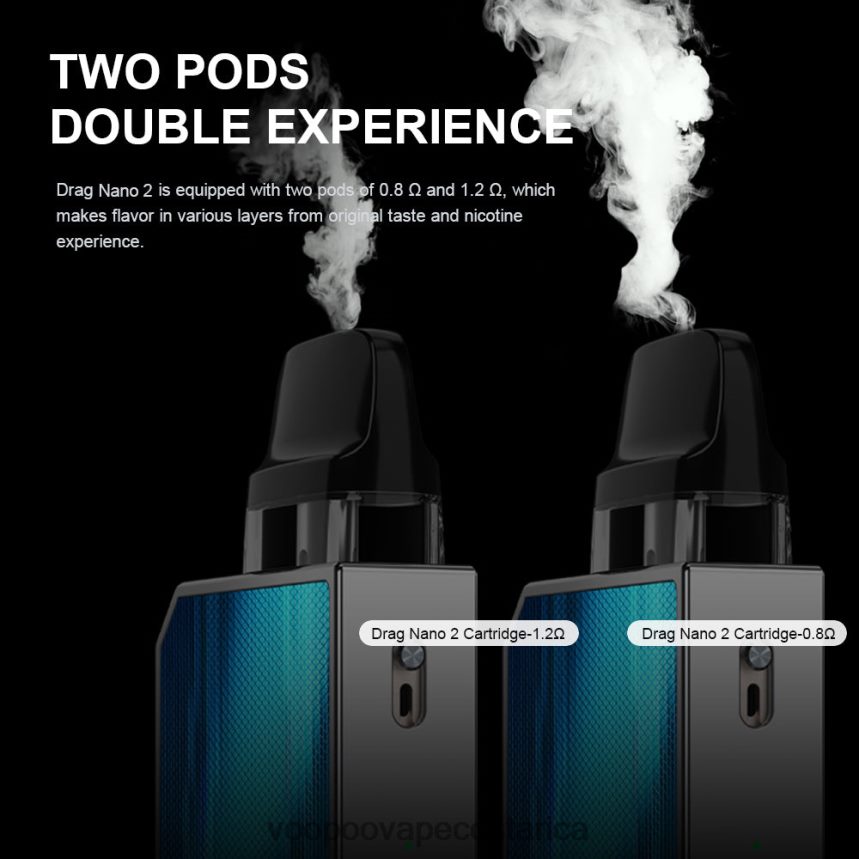 VOOPOO San José - VOOPOO DRAG NANO 2 kit de cápsulas 2X4JBN152 té verde
