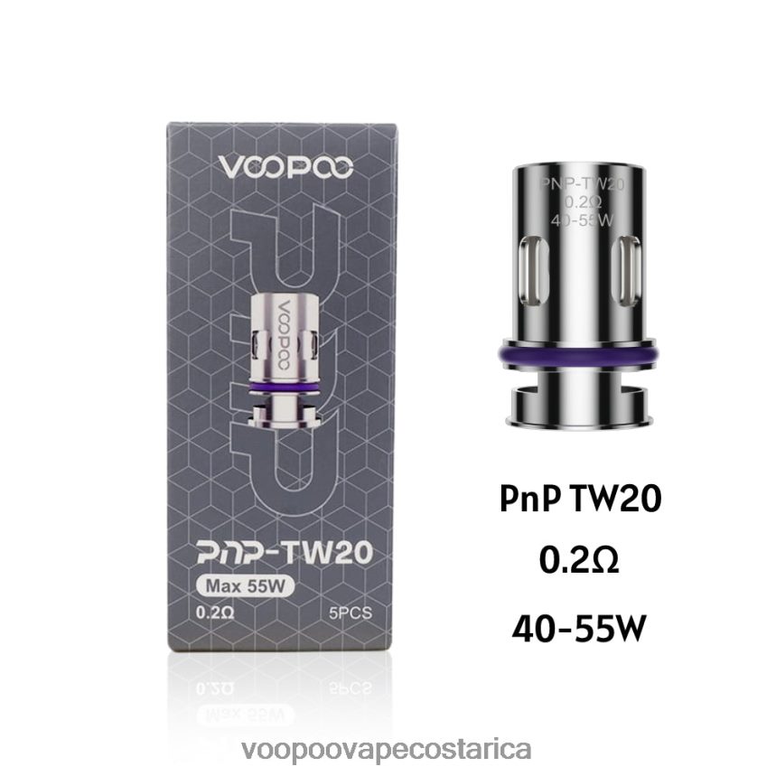 VOOPOO San José - VOOPOO PNP bobinas (5 piezas) 2X4JBN602 pnp-tw20