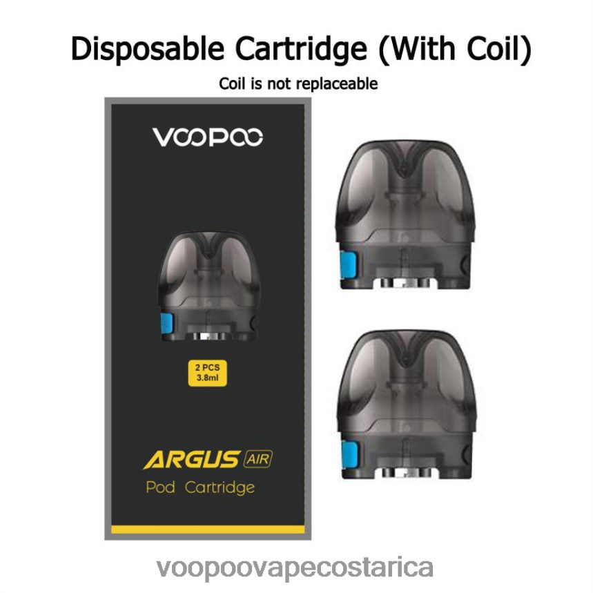 VOOPOO Vape Amazon - VOOPOO ARGUS AIR cartucho de cápsulas (2 piezas) 2X4JBN535 cápsula con bobina de 08 ohmios
