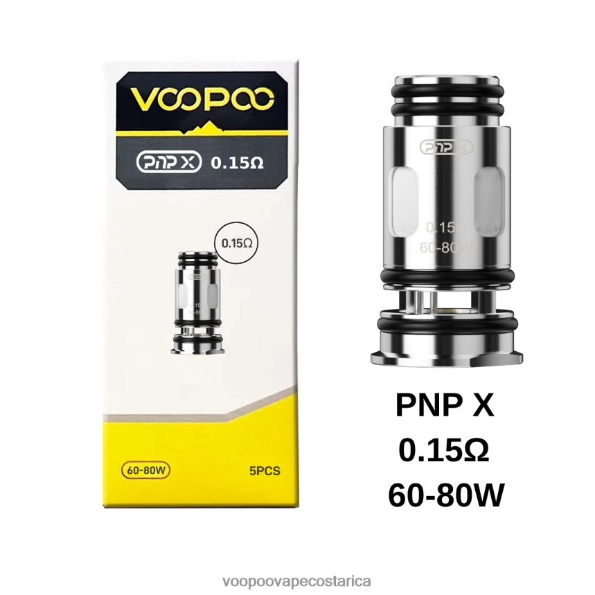 VOOPOO Vape Amazon - VOOPOO PNP bobinas (5 piezas) 2X4JBN605 pnp x 015 ohmios