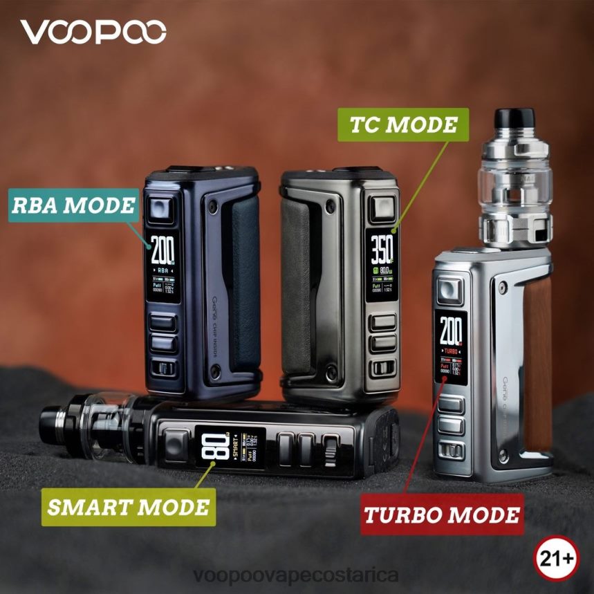 VOOPOO Vape Costa Rica - VOOPOO ARGUS GT II equipo de tanque 2X4JBN1 grafito