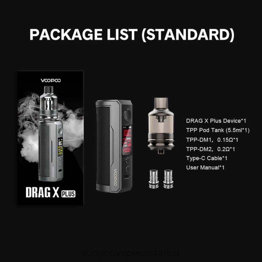 VOOPOO Vape Precio - VOOPOO DRAG X PLUS equipo 2X4JBN294 clásico