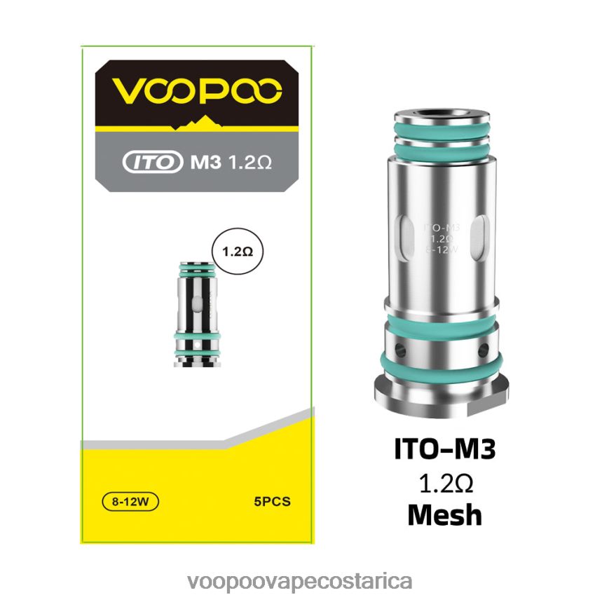 VOOPOO Vape Precio - VOOPOO ITO bobinas (5 piezas) 2X4JBN614 ito-m3