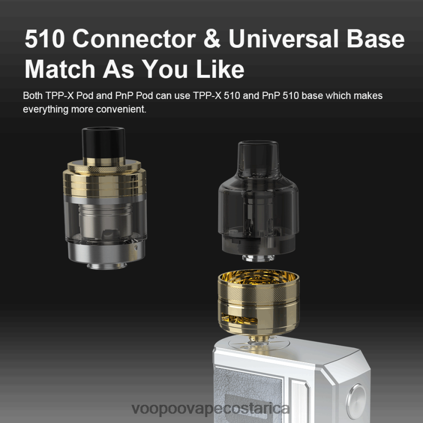 VOOPOO Vape Precio - VOOPOO TPP X tanque de vaina 2X4JBN514 arcoíris