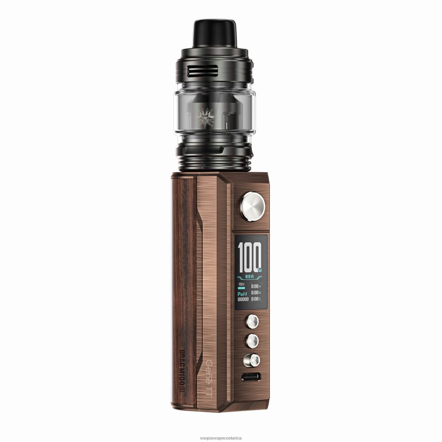VOOPOO Vape Amazon - VOOPOO DRAG M100S dispositivo mod 2X4JBN275 latón antiguo y padauk