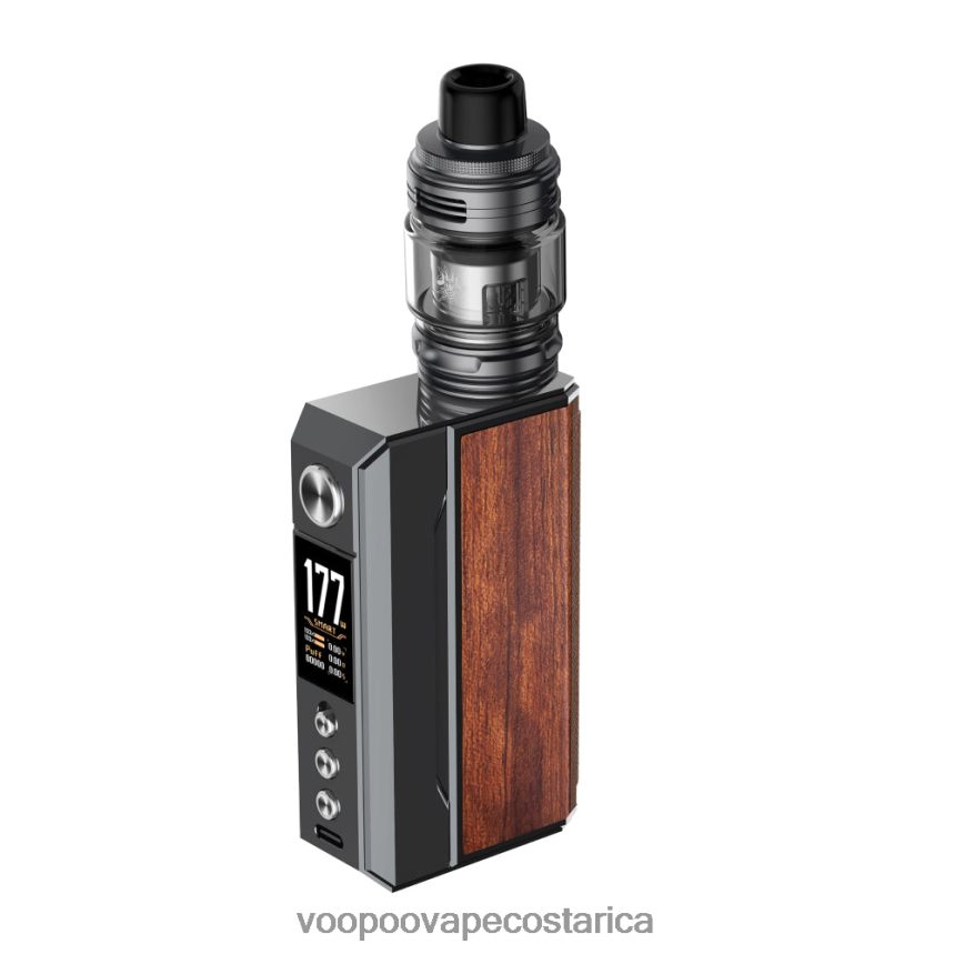 VOOPOO Vape Precio - VOOPOO DRAG 4 equipo 2X4JBN164 pistola de metal + palo de rosa