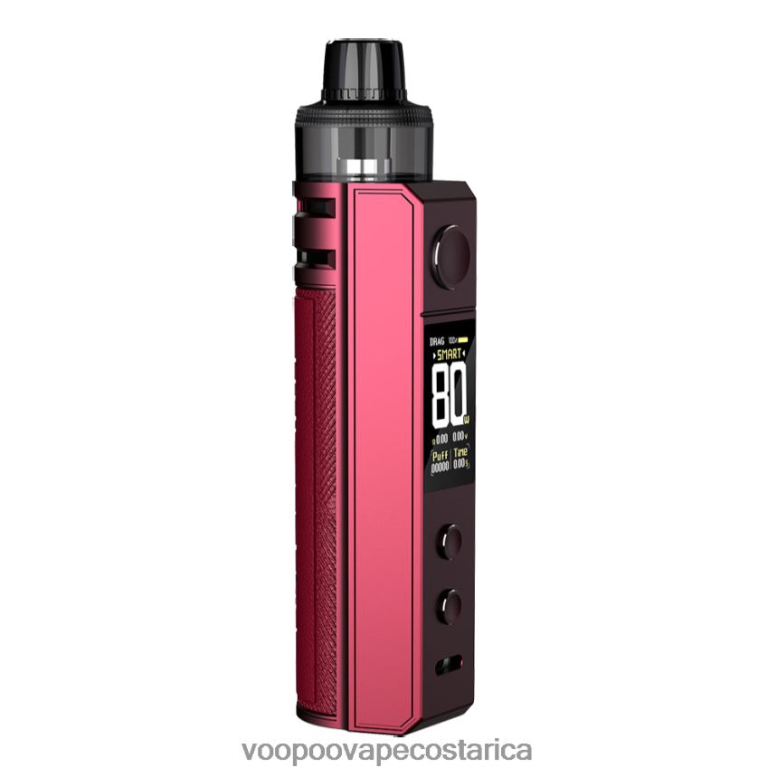 VOOPOO Vape Precio - VOOPOO DRAG H80S kit de cápsulas 2X4JBN154 rojo ciruela