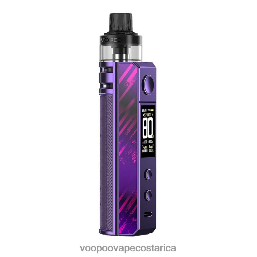 VOOPOO Vape Precio - VOOPOO DRAG H80S kit de cápsulas 2X4JBN244 galaxia púrpura