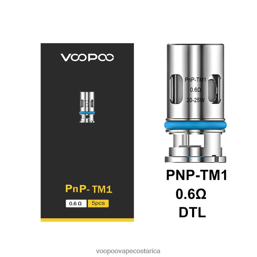 VOOPOO Costa Rica - VOOPOO PNP bobinas (5 piezas) 2X4JBN593 pnp-tm1