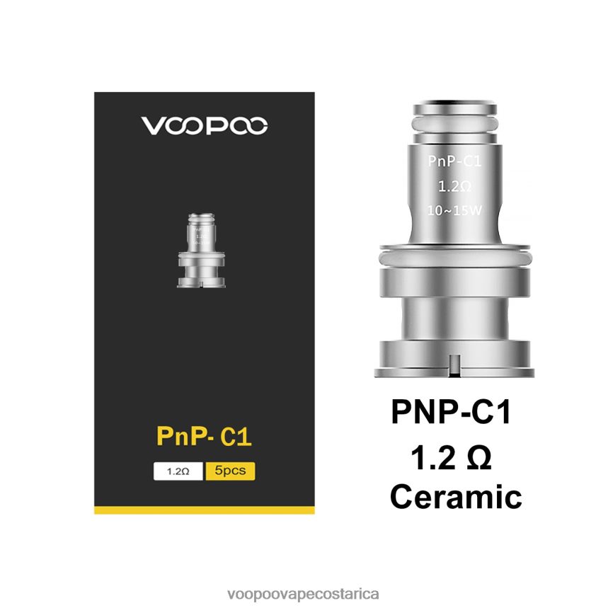 VOOPOO Vape Precio - VOOPOO PNP bobinas (5 piezas) 2X4JBN584 pnp-c1